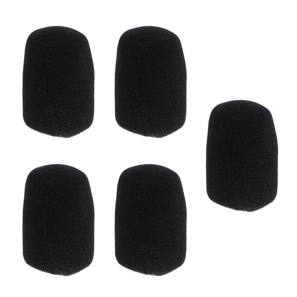 53mm Microphone Windshield Covers 55m Soft Foam Mic Cover Sponge Skin