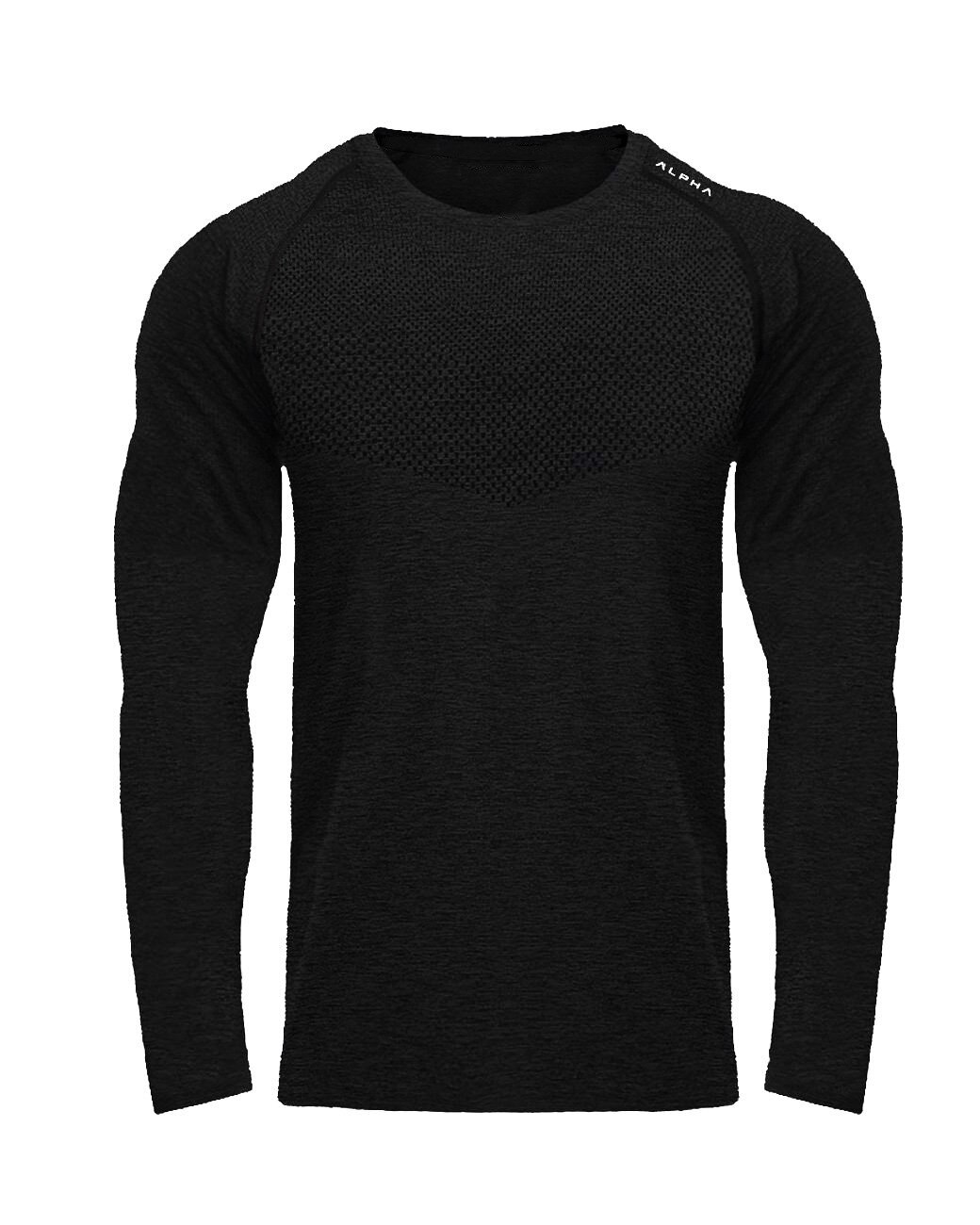 Efterår herre fitness sport langærmet t-shirt herre sports løb træning t-shirt fitness tøj herre t shirts