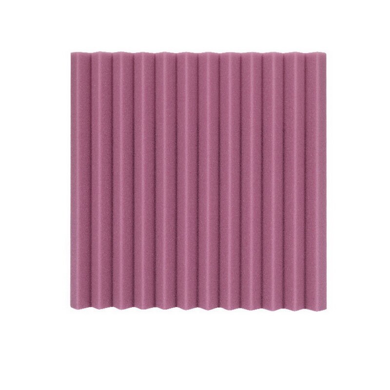 Soundproof Foam Acoustic Studio Foam Panels Soundproof Sponge Home Studio Ceiling Soundproof Protective Absorbing Panel: Purple