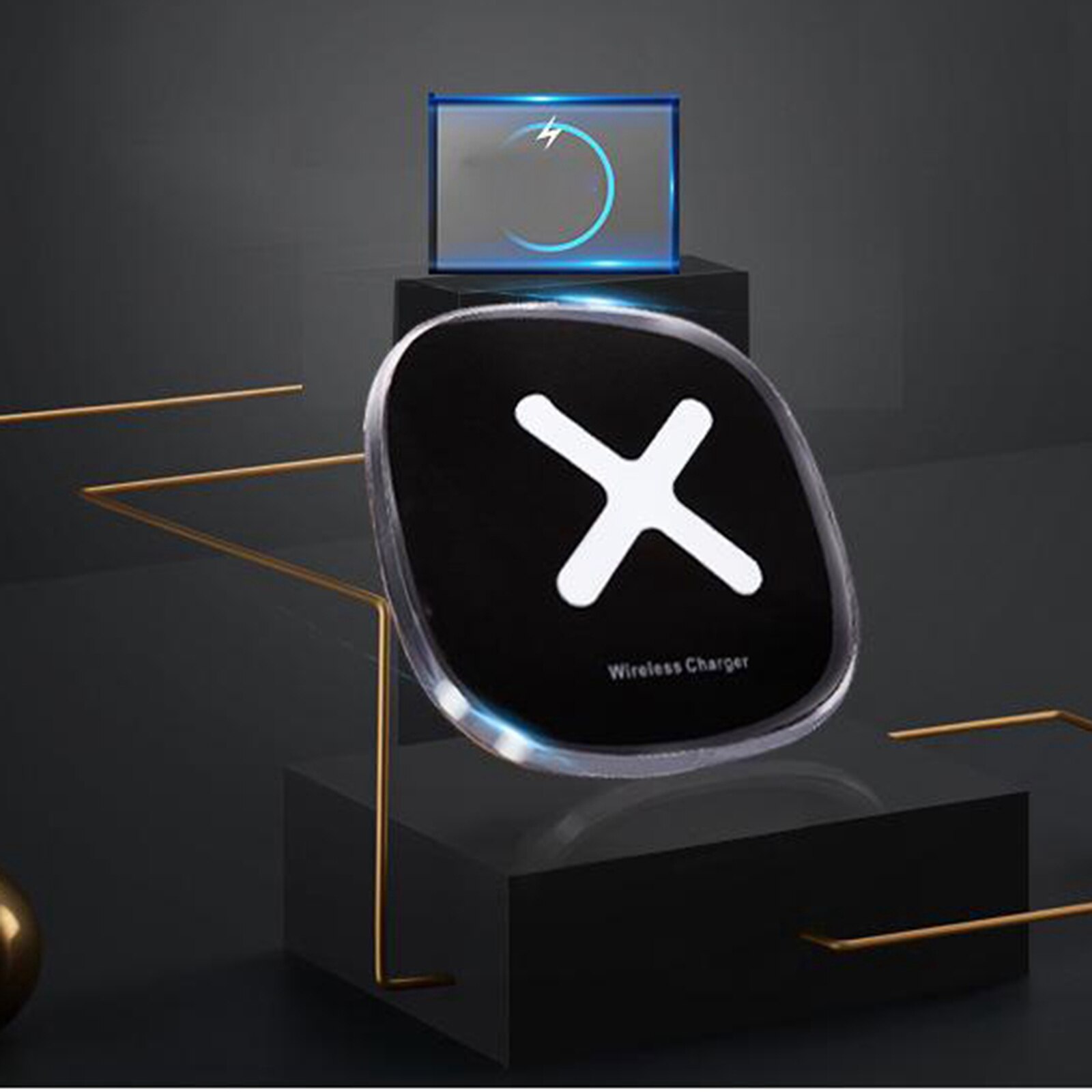 Slim Wireless Charger For iPhone 12 11 Pro Xs Max Mini X Xr 8 Fast Wireless Charging Pad