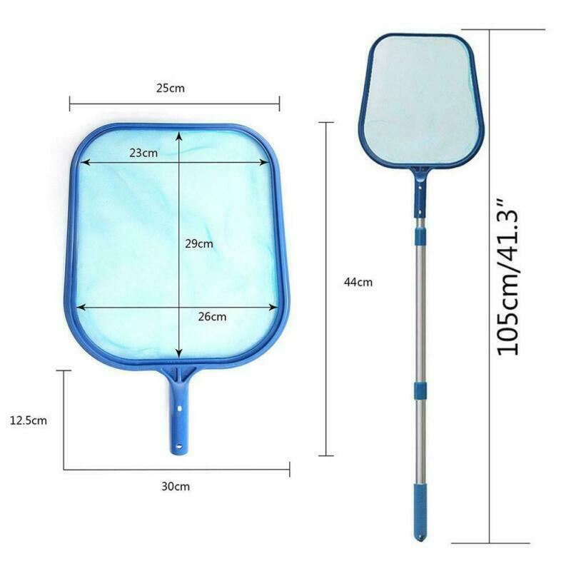SWIMMING POOL NET LEAF SKIMMER WITH TELESCOPIC POLE INTEX POOLS AND SPAS