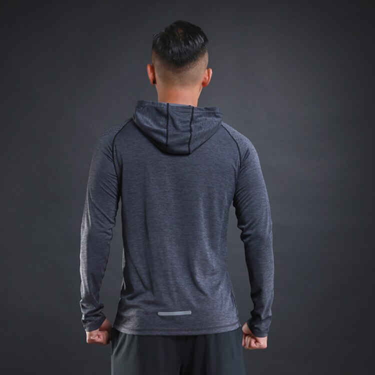 Autumn and Winter Men Sweatshirt Long-sleeved Sweater Breathable and Quick-drying Fitness Training Sports and Leisure Hoodie