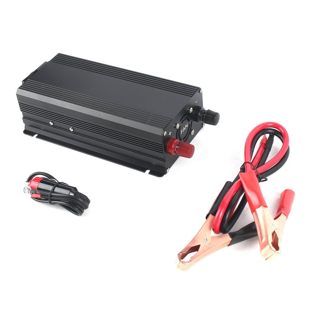 Inversor de energía Solar del coche DC 12 a AC 230V modificado convertidor 400W EU protección de sobrecarga convertidor de onda sinusoidal