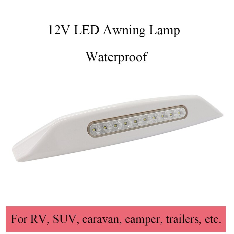 12V RV LED Awning Porch Light Waterproof Motorhome Caravan Interior Wall Lamps Light Bar RV Van Camper Trailer Exterior Lamp: C