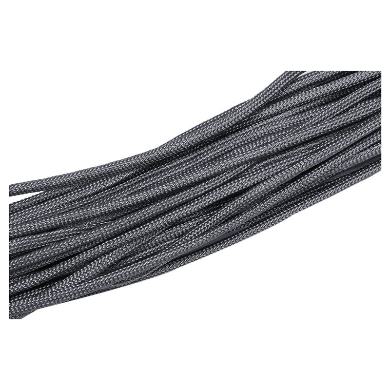 100ft 7 Strang 550 Bushcraft Überleben Paracord Fallschirm-schnur Schlüsselband TYP III-Grau