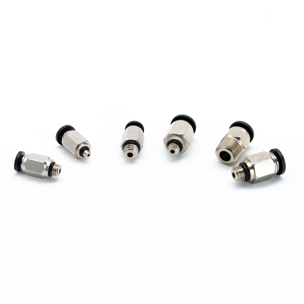 Pneumatic Fitting MINI Connector Air Coupler 4mm 3mm 5mm 6mm Hose-Tube M3 M5 1/8" 1/4" BSPT Male Thread Quick Joint