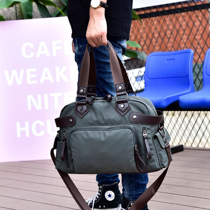 Top-handle Men Bags Travel Men and Women Suitcase Bag Oxford Cloth Waterproof Large Capacity Travel Package