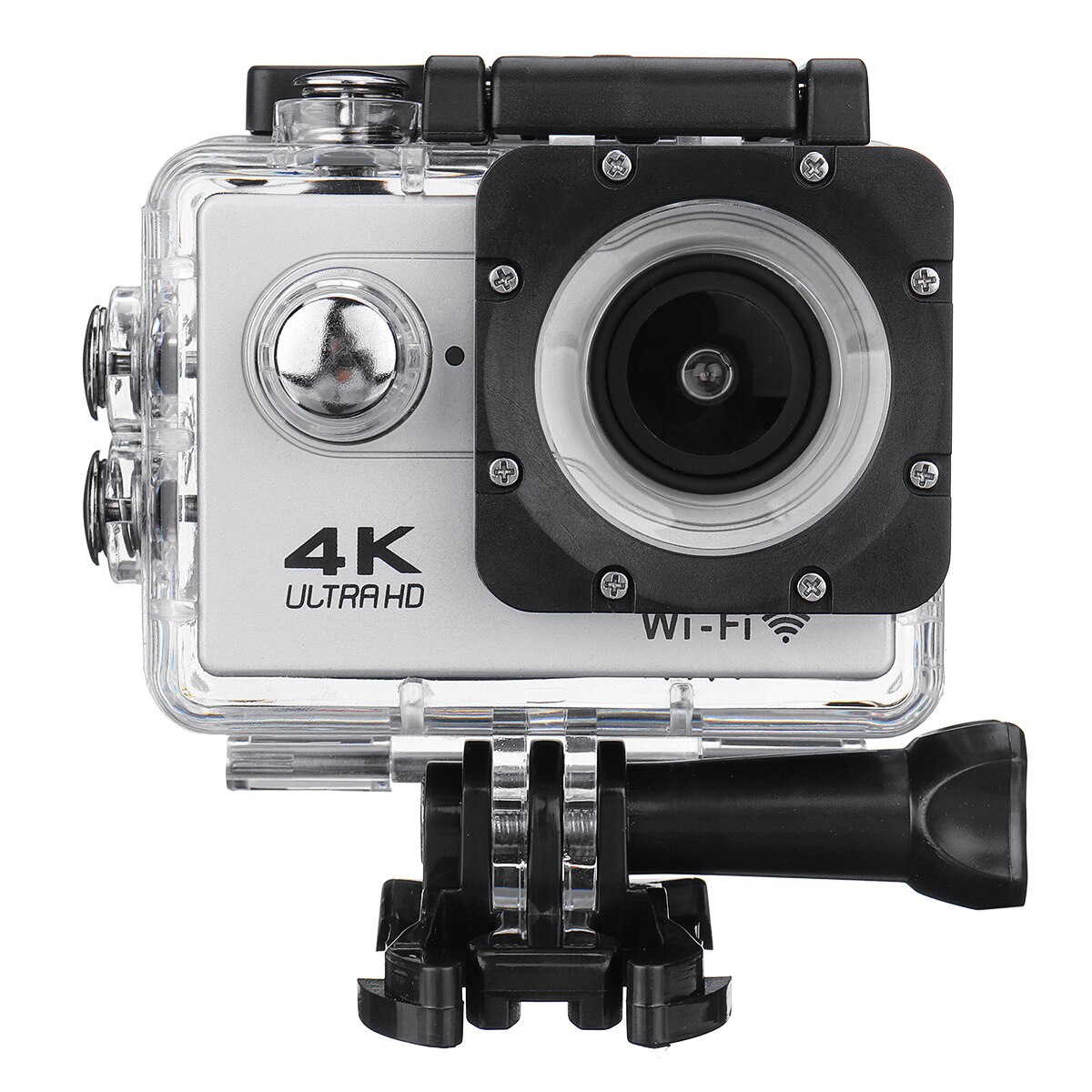 4K Action Camera Met Ultra Hd 1080P Scherm Onderwater 30M Waterdichte Sport Camera Go Extreme Pro Cam video Camcorder: Silver