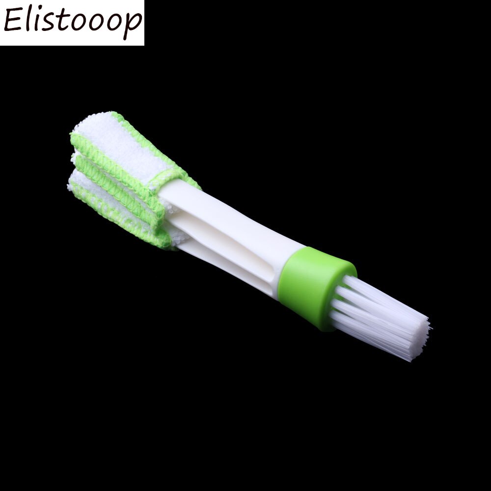 Dust Cleaning Brush Portable Dual Head Micro Fiber Vent Duster for Computer Keyboards Fans Air Conditions Car Window brusher