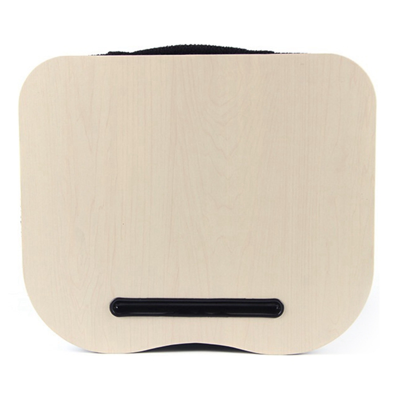 Portable Home Multifunctional Computer Desk Stand Pillow Computer Pad Outdoor Lap Desk Travel Laptop Desk: Dark Grey