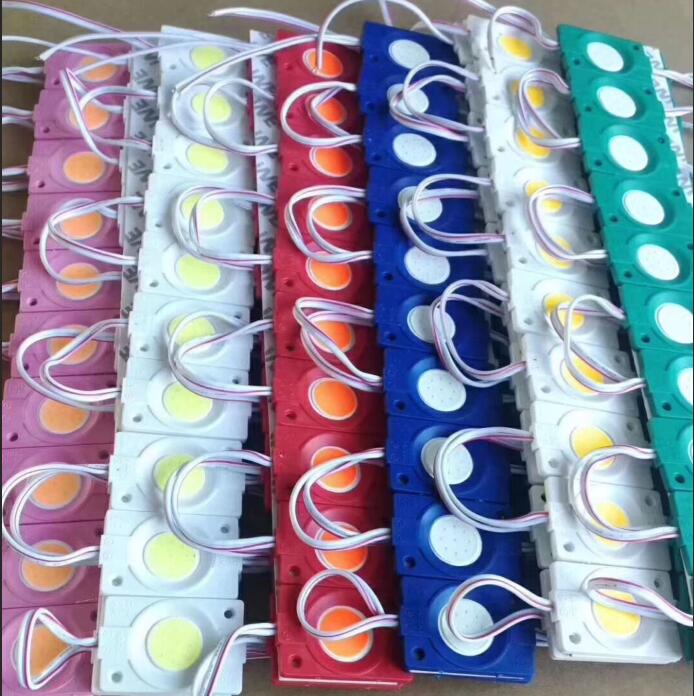 led injection module round COB LED sign letter module light DC12V 2.4W 240lm IP65 46mm(L)*30mm(W)*3mm(H) aluminum PCB CE ROHS