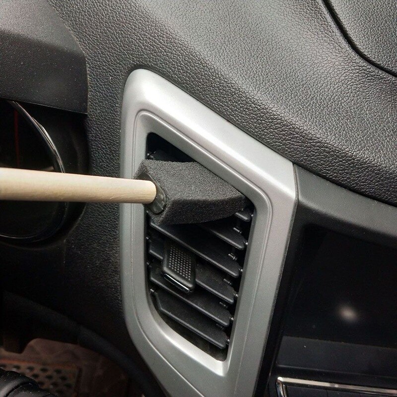 Auto Grille Cleaner 5 Stuks/set Auto Airconditioning Ventilatie Borstel Auto Details Jaloezieën Stof Borstel Car Cleaning Accessoires