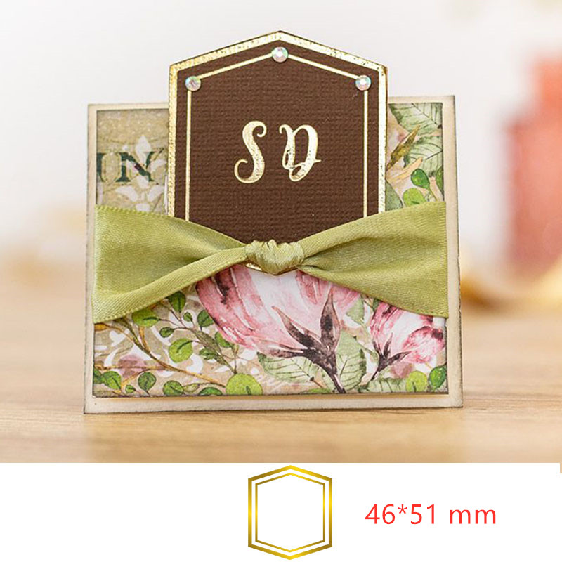 Letters Alphabets Borders Wreath Frames Metal Foil Plates for DIY Scrapbooking Letterpress Embossing Paper Cards Crafts: Picture 9