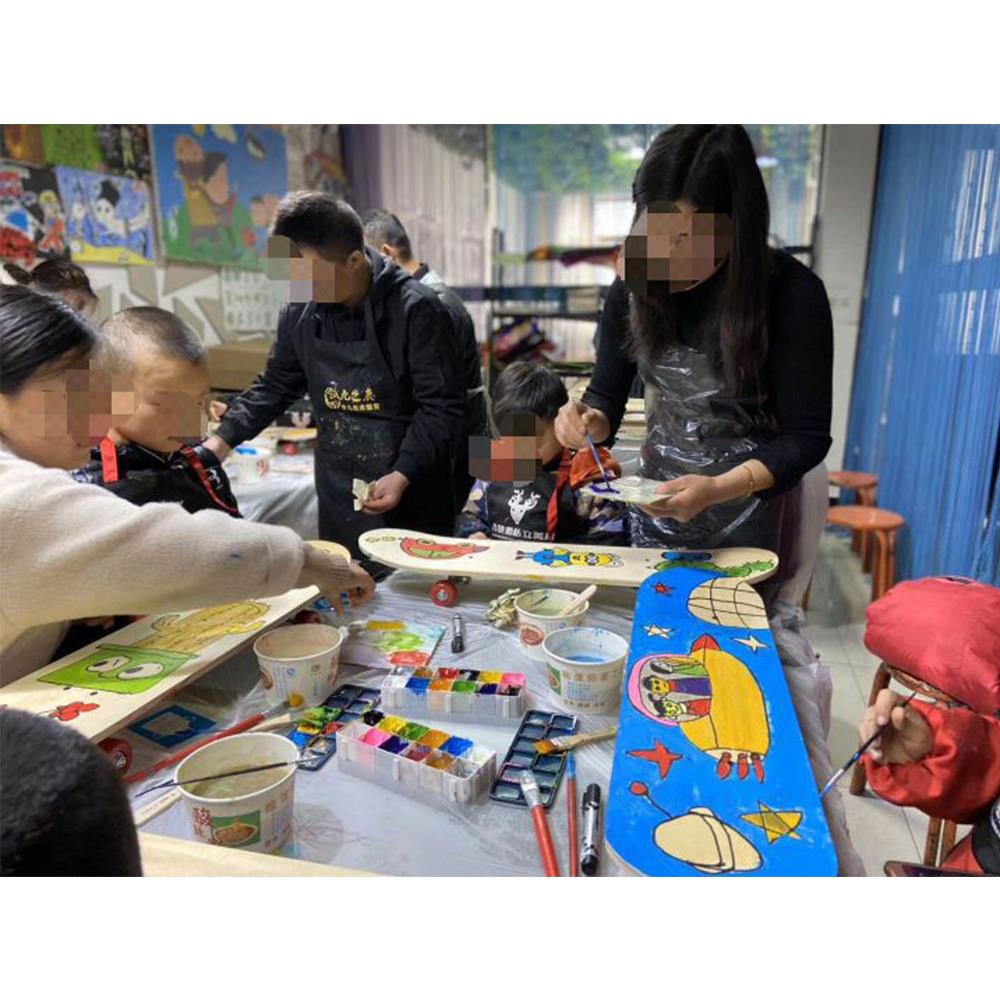 Double Concave Deck Blank Skateboard Decks Wood DIY Natural Exercises Outdoor Contest Double Skate Decks Simple Durable