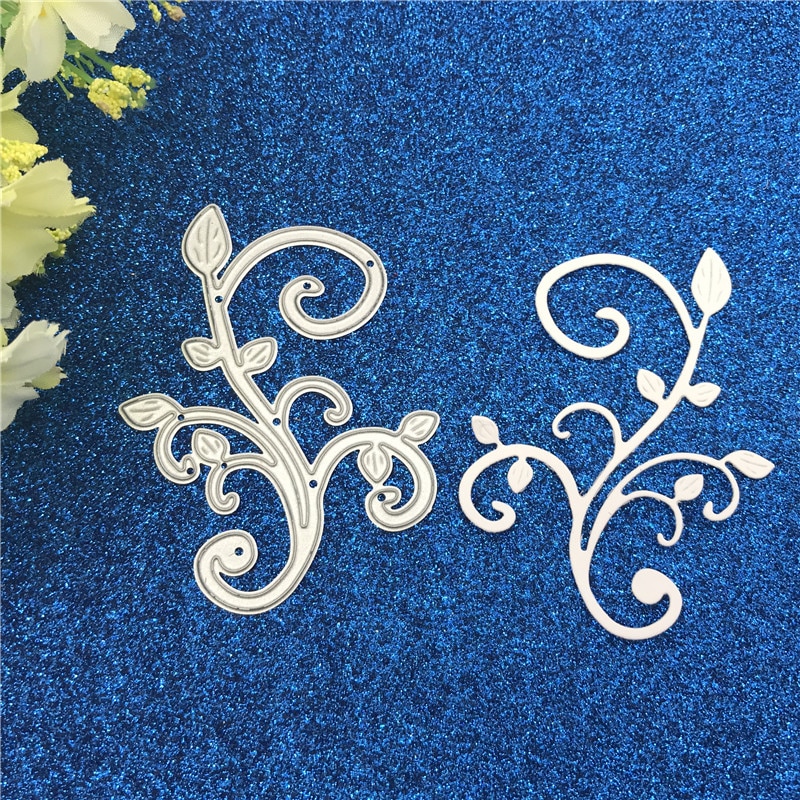 Leaf bloem Bladeren Stansen Sterft DIY Scrapbooking Die Cuts Sterft Metalen Fotoalbum Decor Embossing Papier Crad Ambachten
