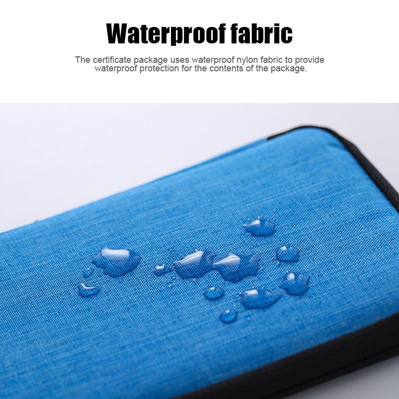 Multi-function Travel Passport Storage Bag Waterproof Portable Card Package EDF88