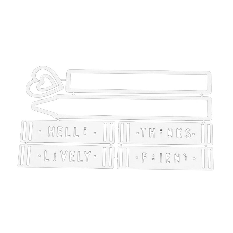 Durable Die-Cut Tools Handicraft Making Tool Room House Embossing Stencil Templates Mold for Classroom Ornaments Cutting