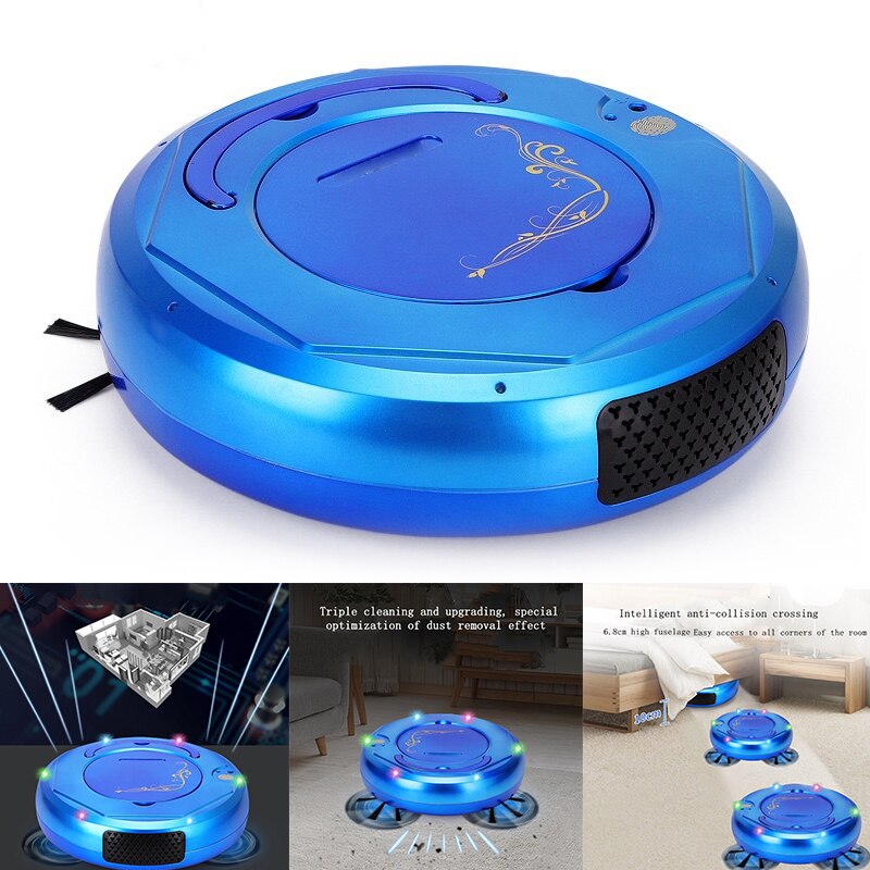 Smart Sweep Robot Intelligent Floor Cleaner Vacuum 3 in 1 Cleaning for Home Room QP2