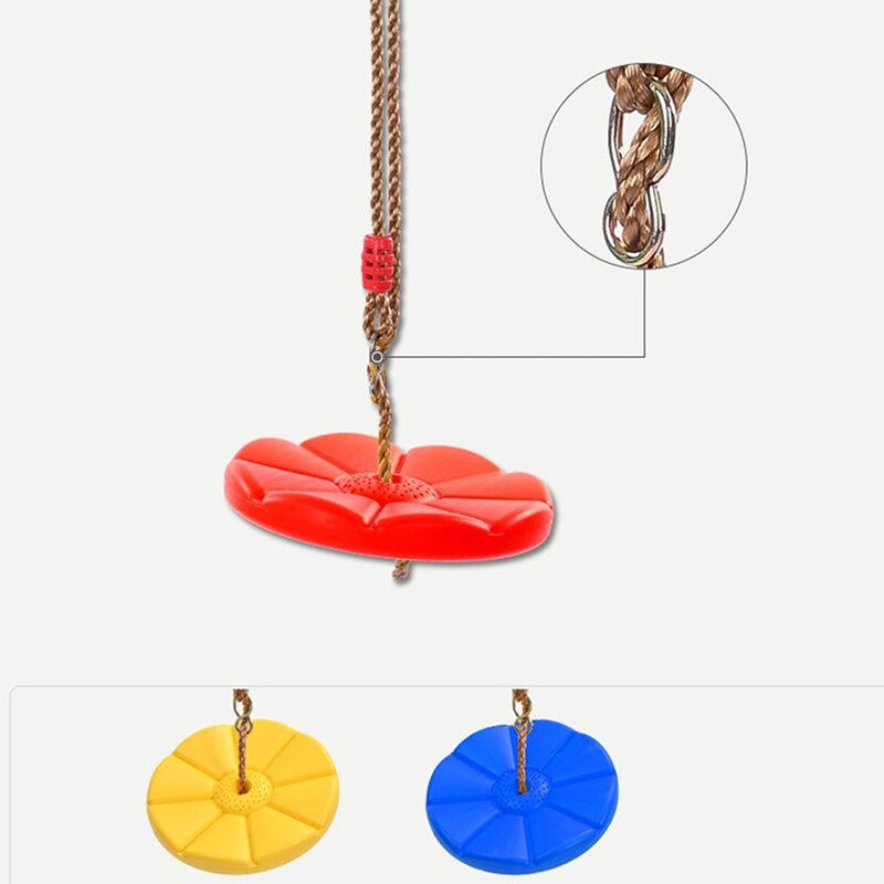 1pc -stil plast huske for barn plast huske for hage lekeplass camping leker tre farger valgfritt