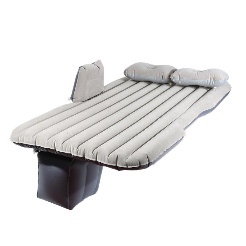 Portable Car Air Inflatable Travel Mattress Bed Universal For Back Seat Car Air Mattress Inflatable Outdoor Camping Mat Cushion: Blue