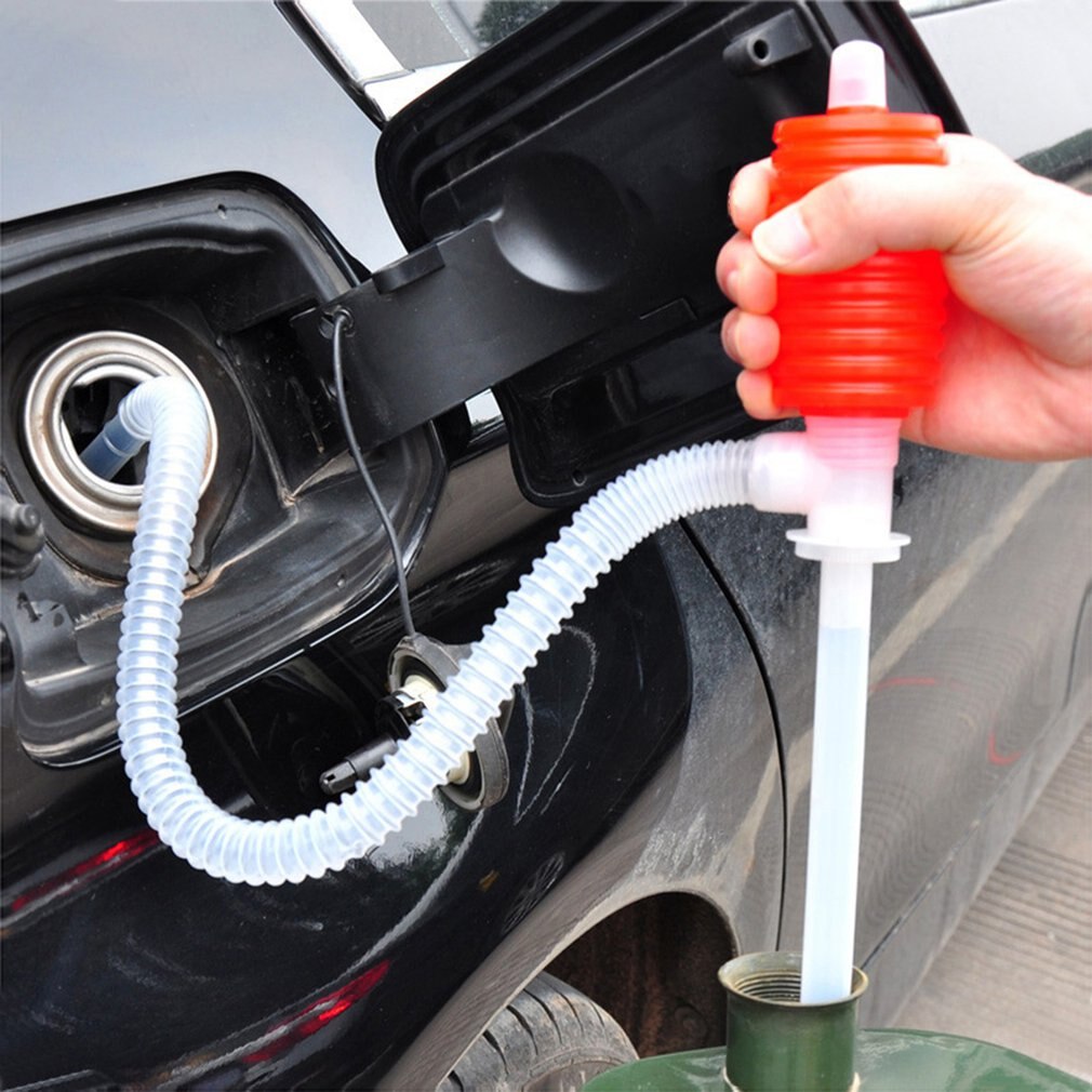 Handmatige gasolie water vloeistofoverdrachtspomp sifonslang voor auto motorfiets vrachtwagen draagbare auto vloeistofpomp
