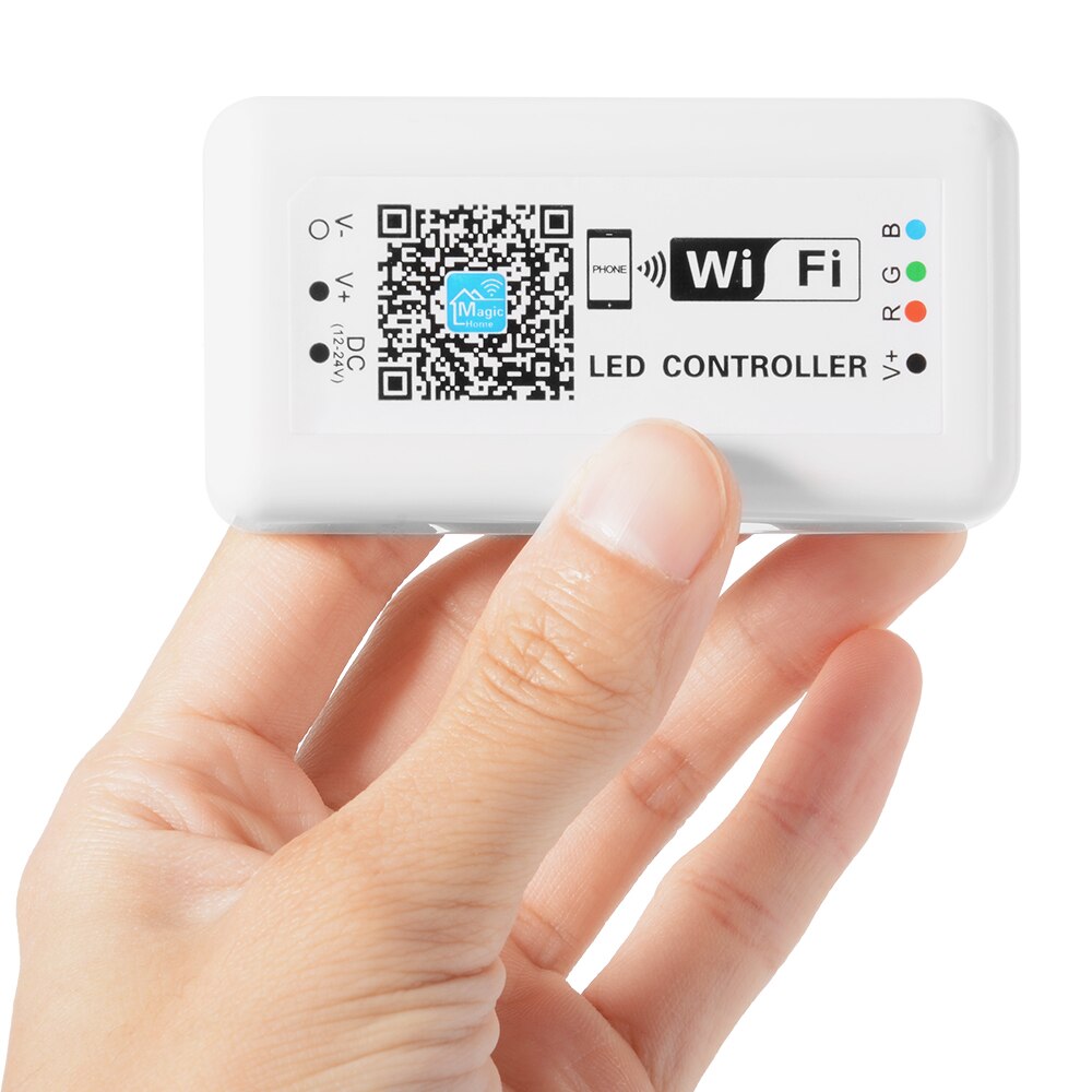BLYN WIFI RGB Controller Smart Led-streifen Steuer DC12V 24V Magie Home Controller Für 5050 3528 RGB LED Streifen alexa Google Hause