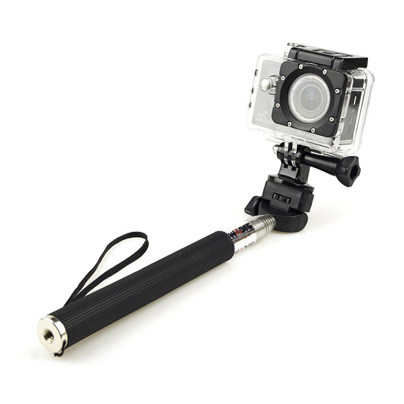 SJCAM-Palo de Selfie de aluminio para cámaras SJCAM, monopié extensible de mano con trípode, SJ4000, WiFi, SJ5000 Plus, M10, SJ5000x