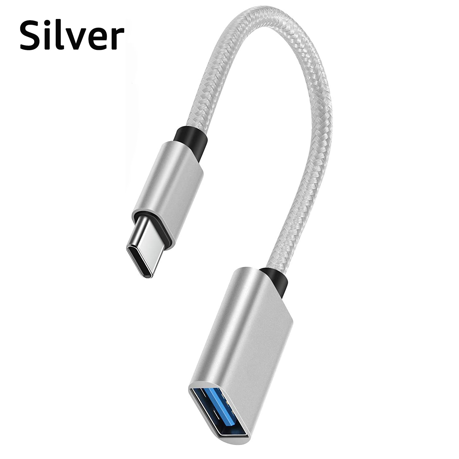 Kabel adaptera USB OTG USB 3.0 typu C męski na USB A żeński Adapter przewodu danych USB OTG do telefonów komórkowych Uniwersalny interfejs USB C: Rose Gold