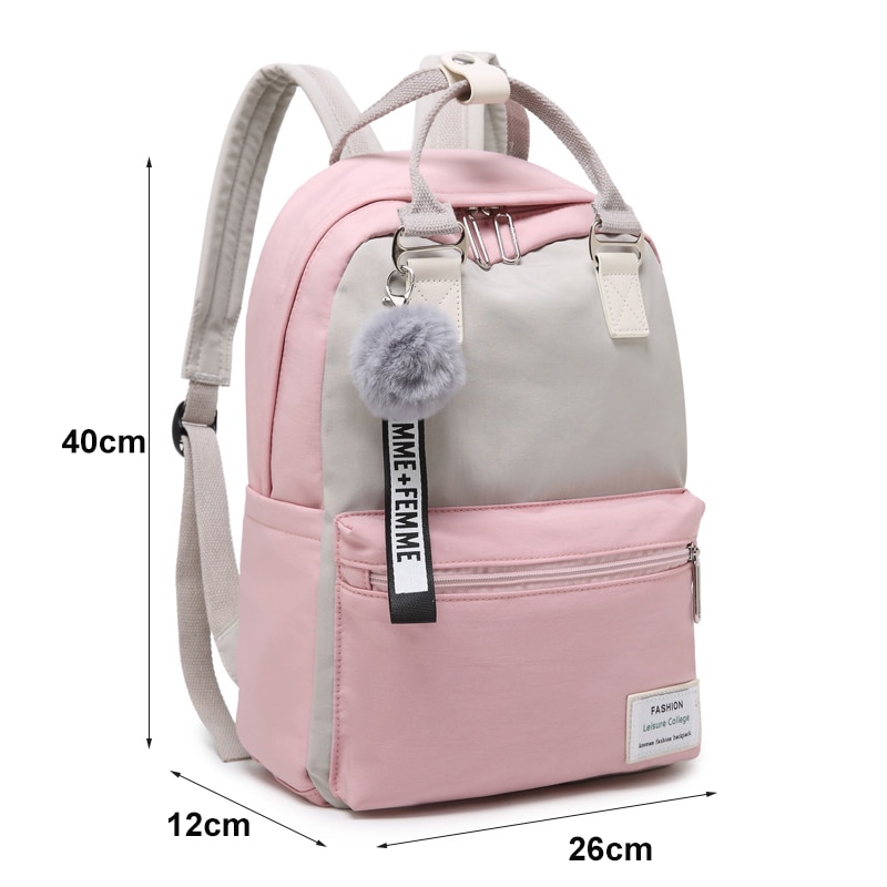 Wasserdichte Oxford Reise Rucksack für Frauen Schule Schulter Tasche lässig Große Kapazität Bagpack für Teenager Mädchen mochila MD0201