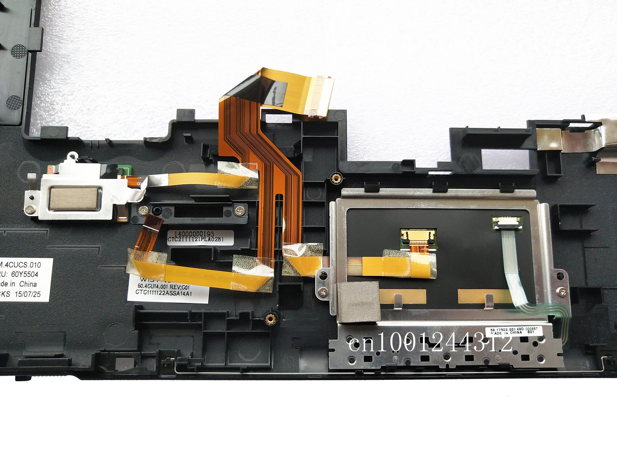 Original pour Lenovo ThinkPad T510 T510I W510 couvre-clavier avec empreinte tactile 60Y5504 75Y4564
