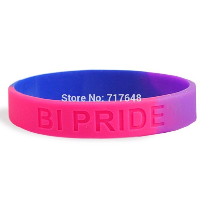 Pulsera Bisexual de 30 piezas, pulseras de silicona, brazaletes por epacket A