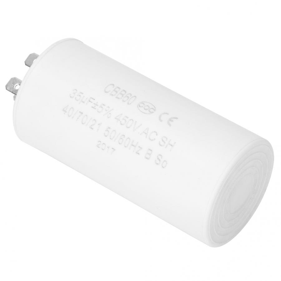 CBB60 capacitor 4-pin 450V motor starting capacitor 35uF ESR0.2 Motor running capacitor Ecological Generator