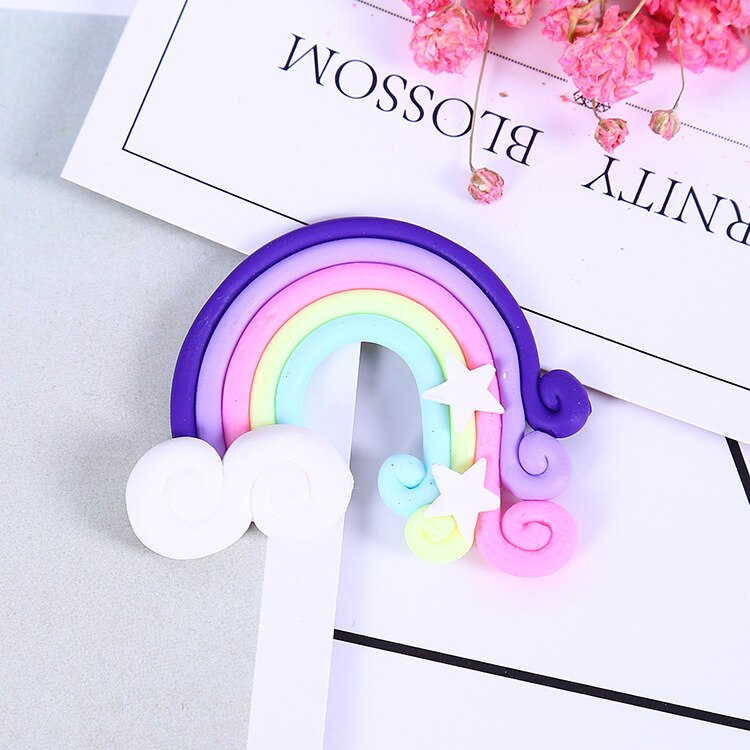 rainbow Charms for Slime DIY Candy Polymer Bead Filler Addition Slime Accessories Toys Lizun Modeling Clay Kit for Children: C