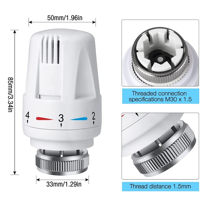 Flamco Thermostat valve Flamco 35-70°C DN15 G3/4 M - 28773