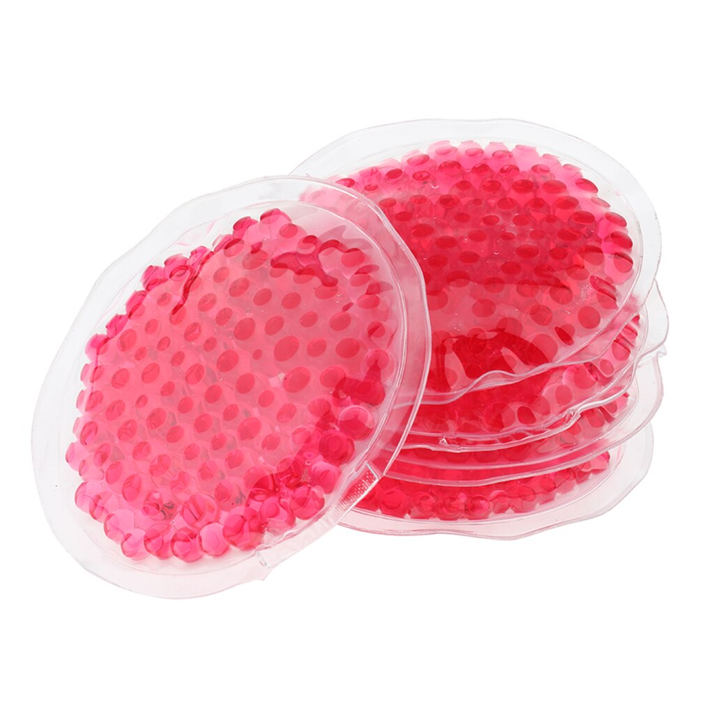 5pcs Reusable Gel Heat Cold Pack Microwavable Mask for Back Leg Arm Shoulder Face Pain Muscle Soreness Relief Sports Injuries