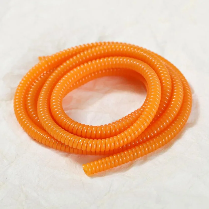 Soporte de Cable sólido de 60CM, Protector de Cable en espiral de TPU, organizador para el hogar: Verde