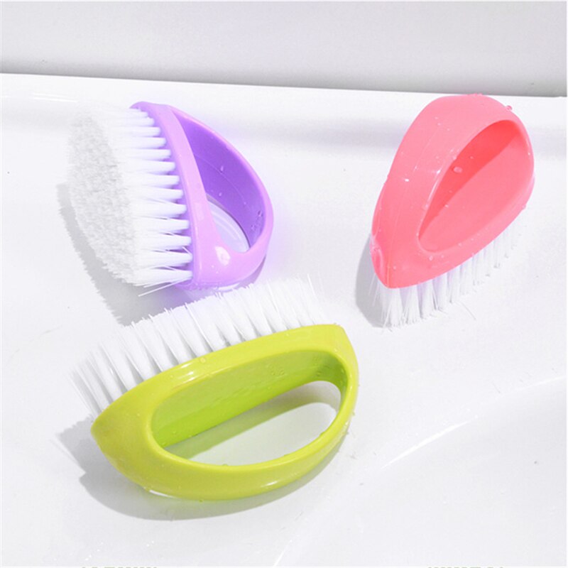 Kitchen Gadgets Candy Color Vegetable Fruit Cleaning Brush Home Laundry Brush Clothing Shoe Cleaning Brush Kitchen Accessories