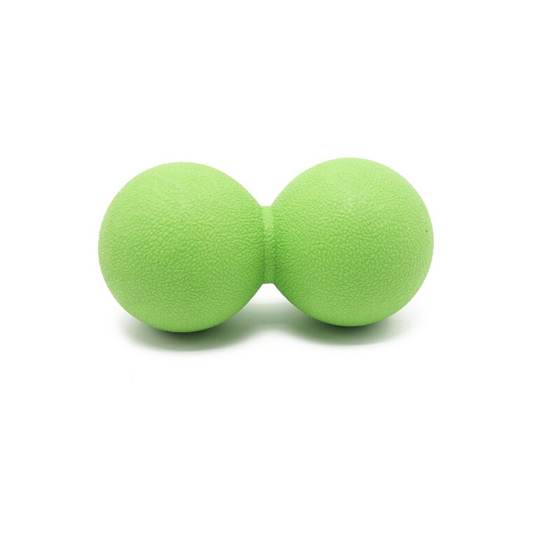 Dobbelt fascia massage bolde yoga muskelspænding frigør fitness forsyninger: Grøn