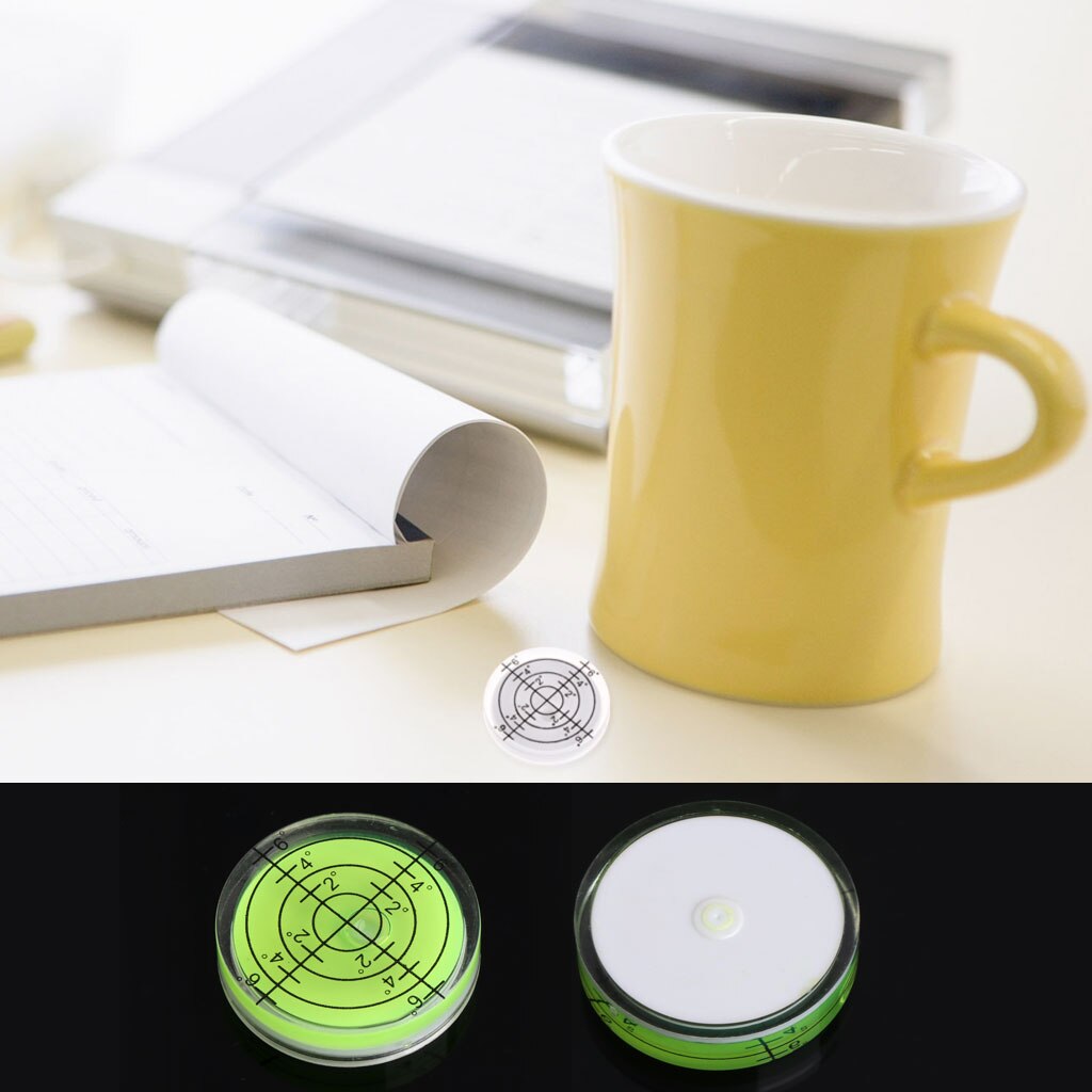 32x7mm Bulls-eye Bubble Degree Marked For Adjusting the Level of Camera/ Tripod Furniture /Camera