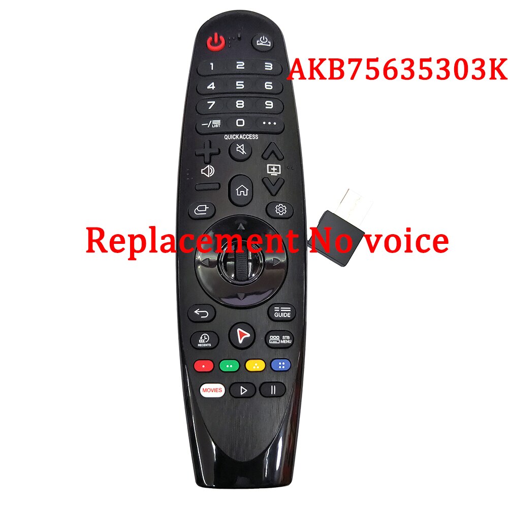 opprinnelig an -MR19ba er -hr19ba akb 75635305 ir fr stemme magi fjernkontroll til  lg 4k uhd smart tv modell  um7000 plc  um7400: Er -hr19 bak