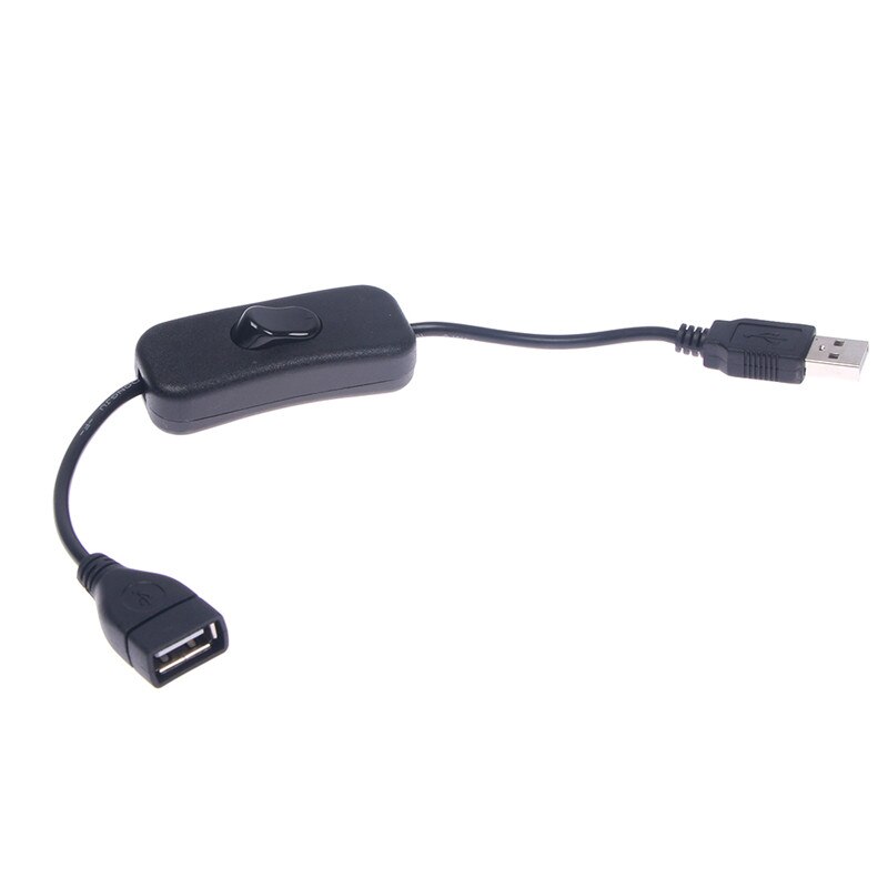 Zwart Usb Kabel Met Aan/Uit Schakelaar Power Control Voor Arduino Raspberry Home Office Switch Levert Accessoires gereedschap