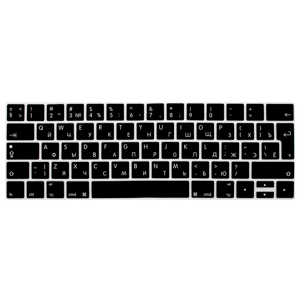 Für Macbook Profi13 15 touchbar tastatur abdeckung Russischen Laptop tastatur schutzhülle Film haut tastatur fallen A2159 A1707A1989A1990
