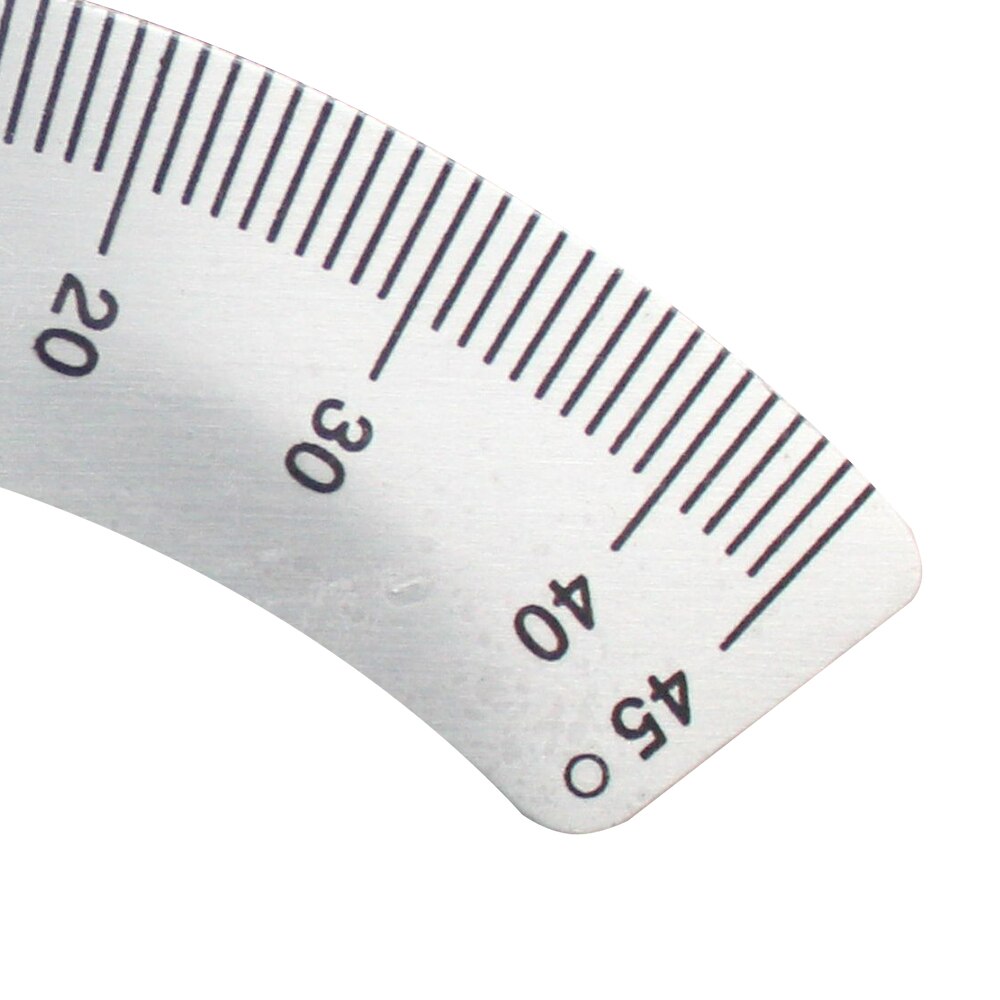 Protractors Milling Machine Part - Angle Plate Scale Ruler 45 Degree Angle Arc M1197 Measuring Gauging Tools