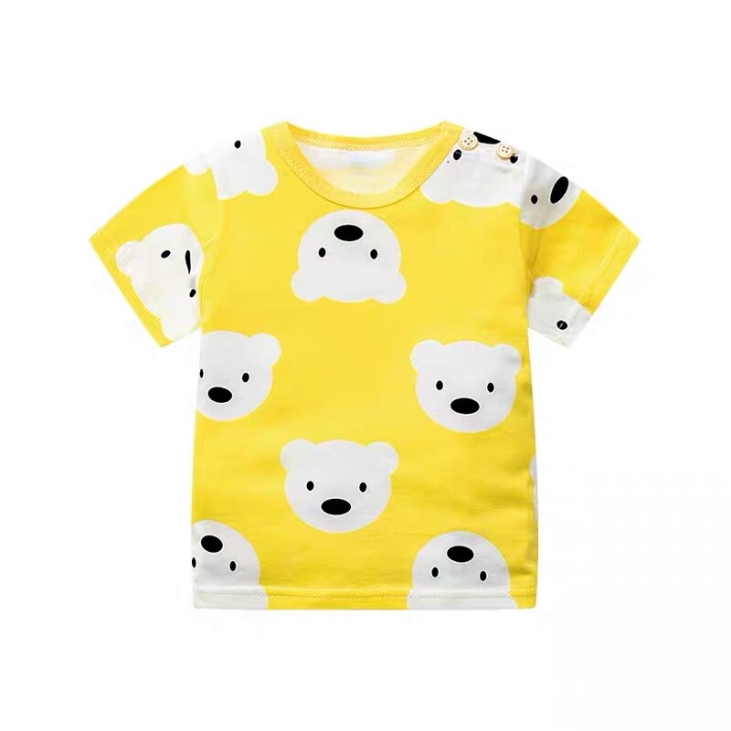 Baby T-Shirt baumwolle kurzarm sommer weiblichen Baby halb-ärmeln baumwolle Shirt kurzarm bodenbildung Shirt sommer t-Shirt: Armee Grün / 24M