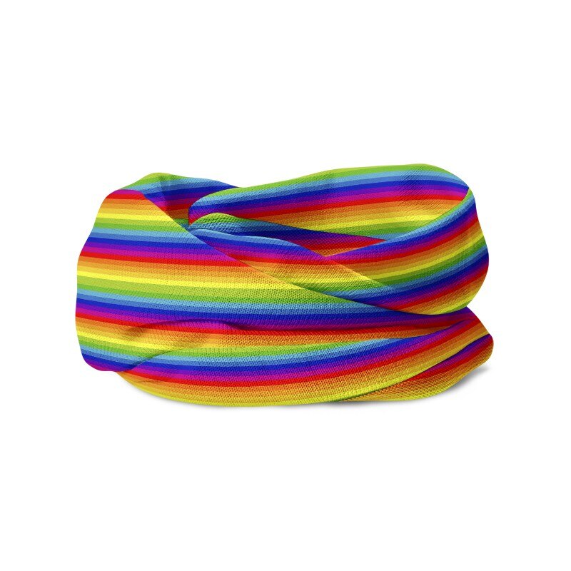 Pañuelo para la cabeza con estampado colorido para mujer, Bandana de compresión a prueba de viento para exteriores, pañuelos suaves mágicos multifuncionales de de verano