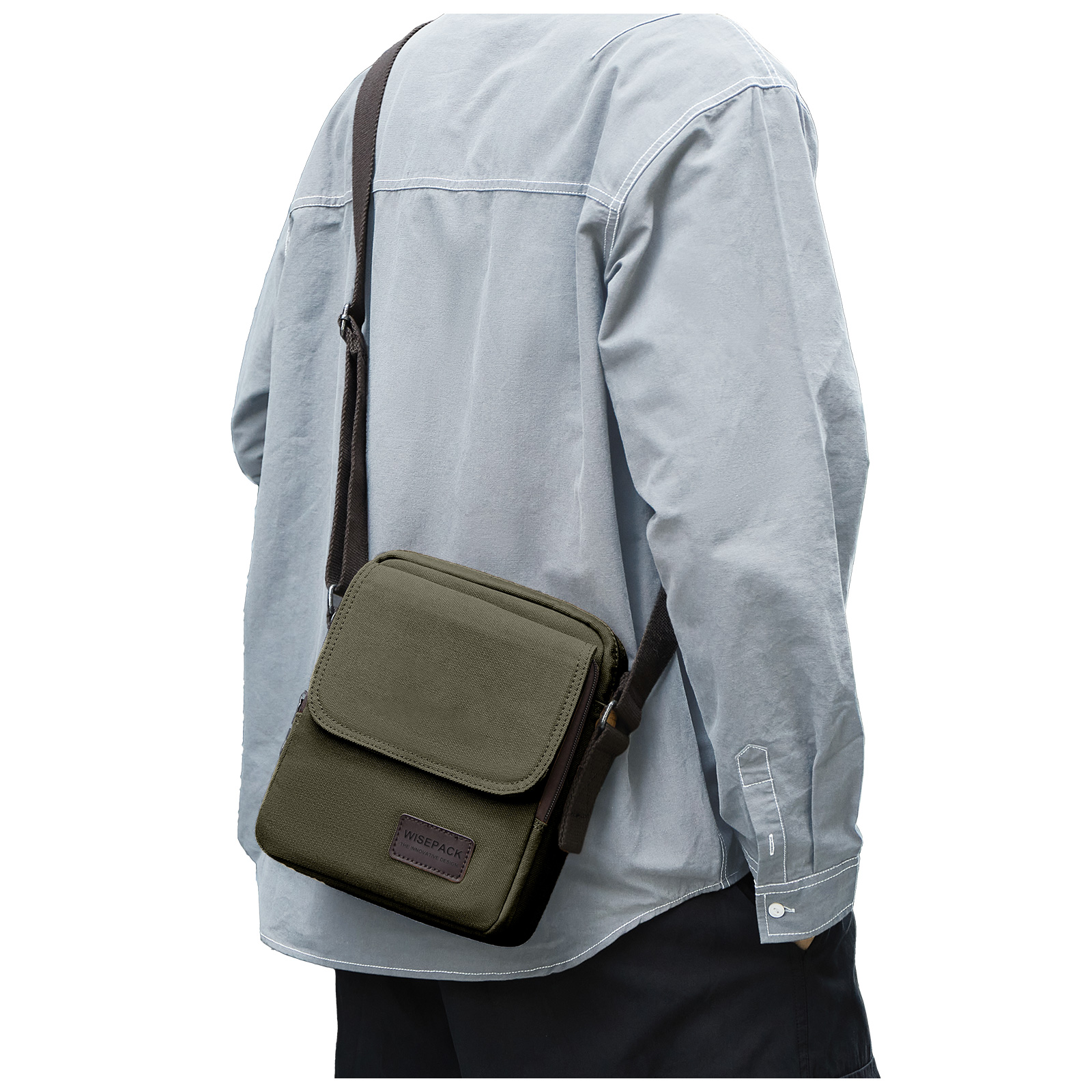 Kleine Tasche, Sport Achsel Tasche, Freizeit Tasche, schräge Tasche, Handtasche, Umhängetasche: Grün