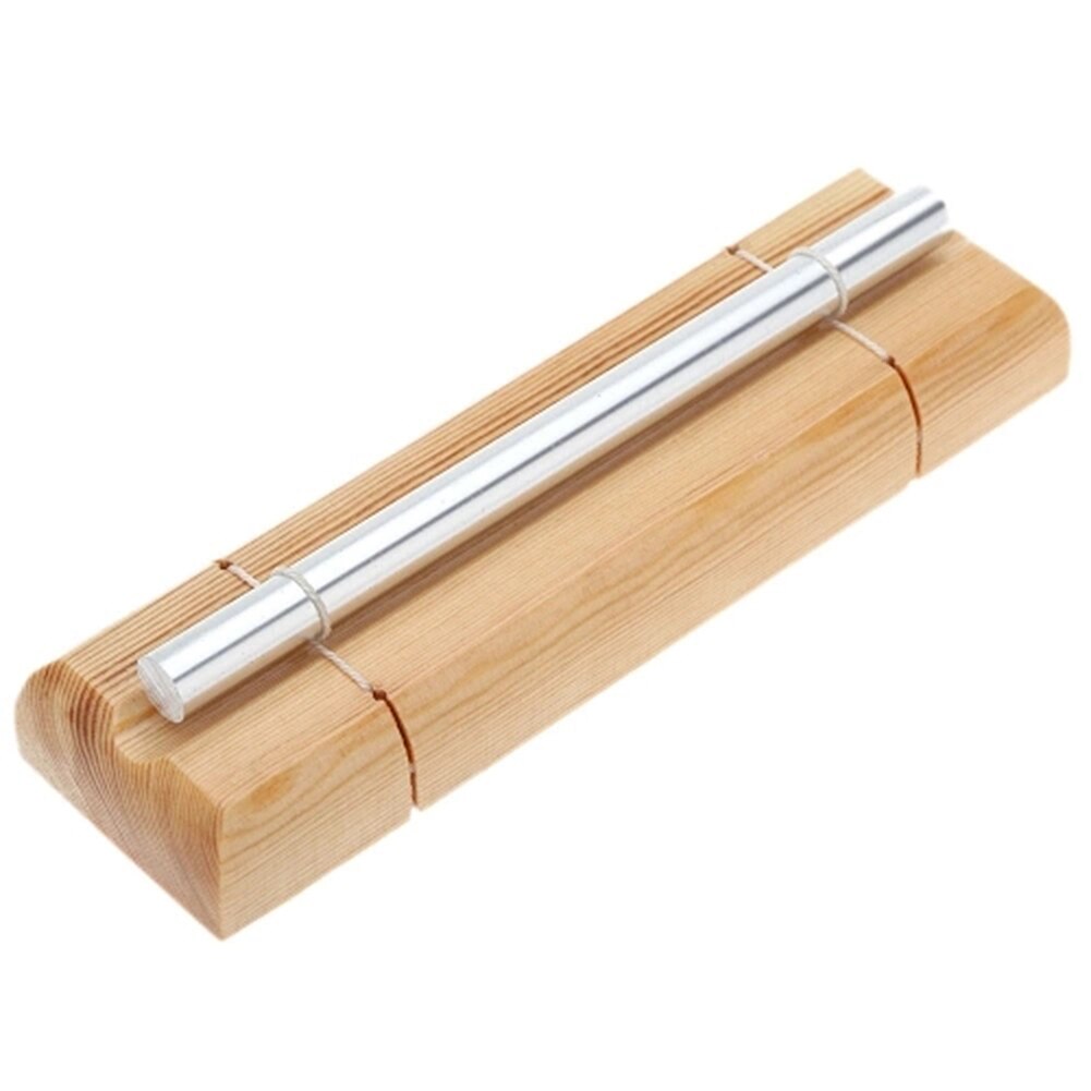 Chime Single Tone Meditation Chime Energy Exquisite Accessories Wooden Base Musical Toy Mini 1 PC Percussion Wind Chimes