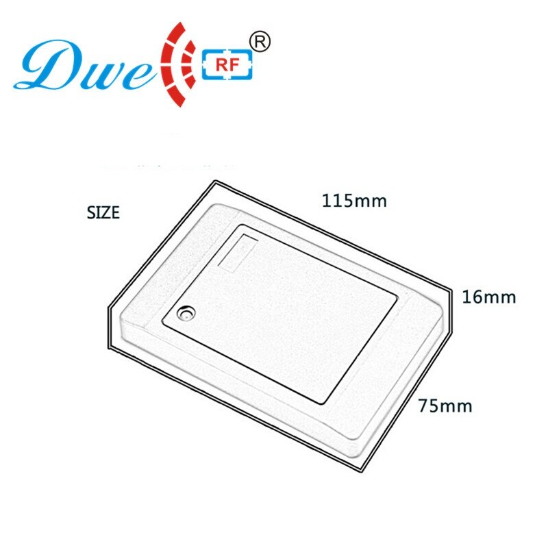DWE CC RF control card readers rf id Rs232 proximity access control 125 khz 13.56mhz rfid reader short range 12V