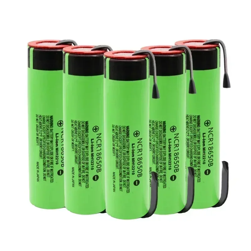 Originale 18650 batterie ncr 18650b 3.7v 3400 mah 18650 batterie ricaricabili al litio saldatura batterie in fogli di nichel