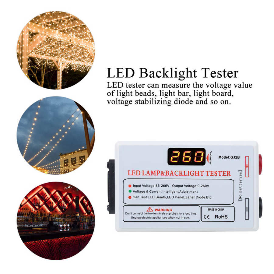 Led Tester Stabiliserende Testing Tool Diode Lcd Backlight Huidige Automatische Aanpassing (85-265V) Stabiliseren Diode Tester